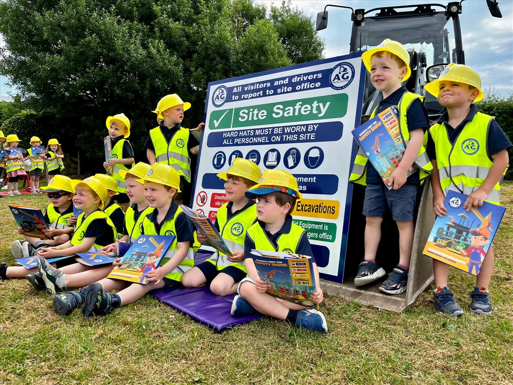 BeSafe Bert visits Harrison Nursery School 